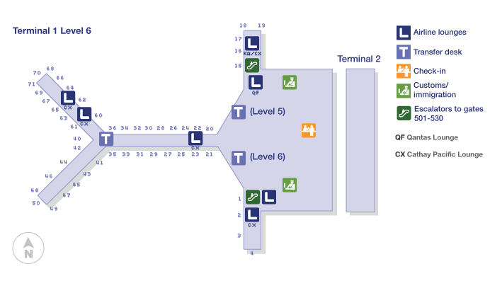 Hong Kong Airport Terminal Map